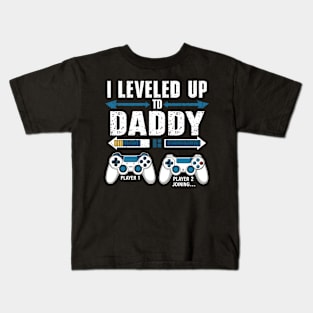 Funny Soon To Be Dad New Dad Gamer First Father's Day Kids T-Shirt